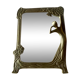 Small brass mirror - Art Deco style