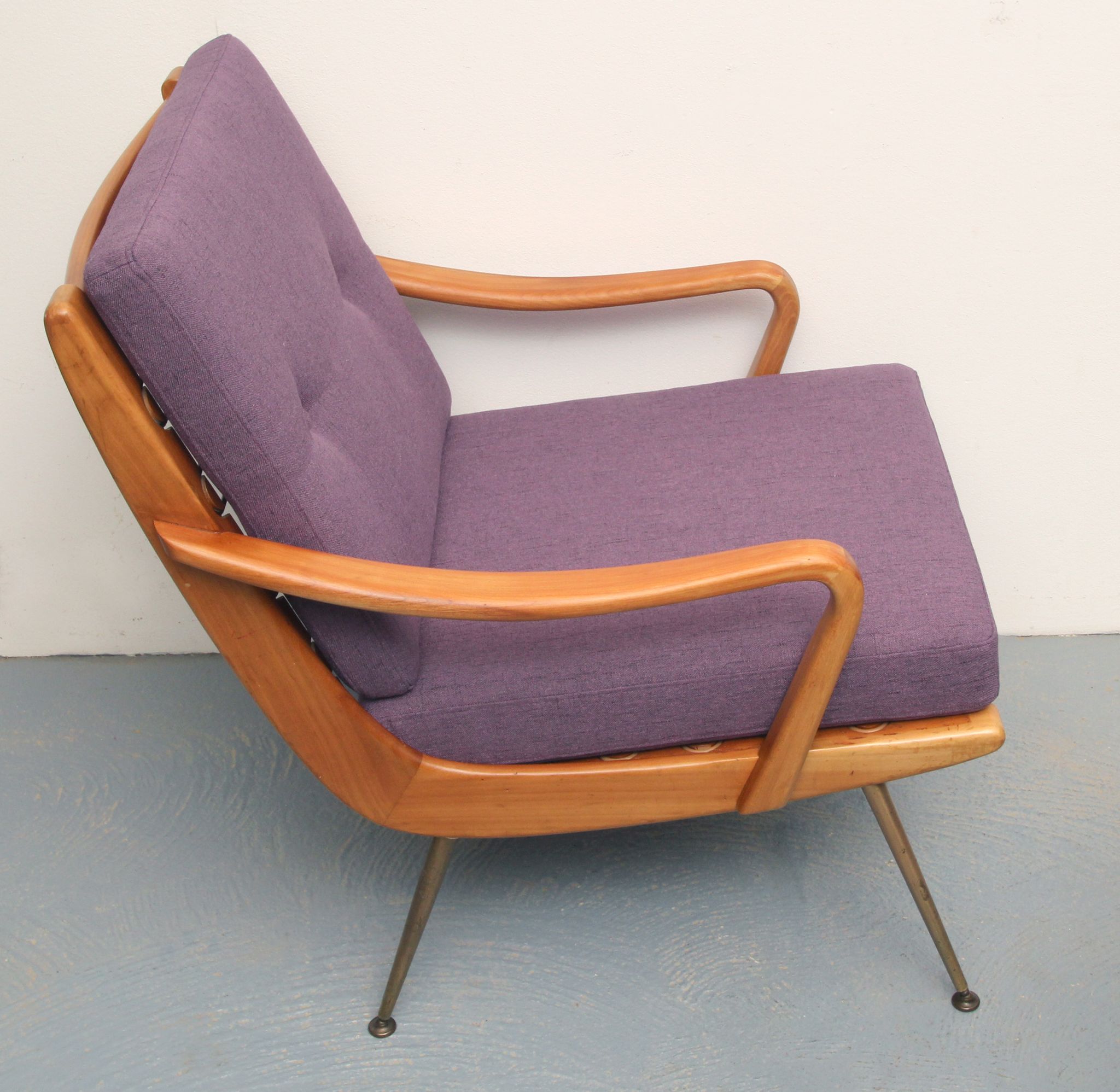 Fauteuil violet 1950