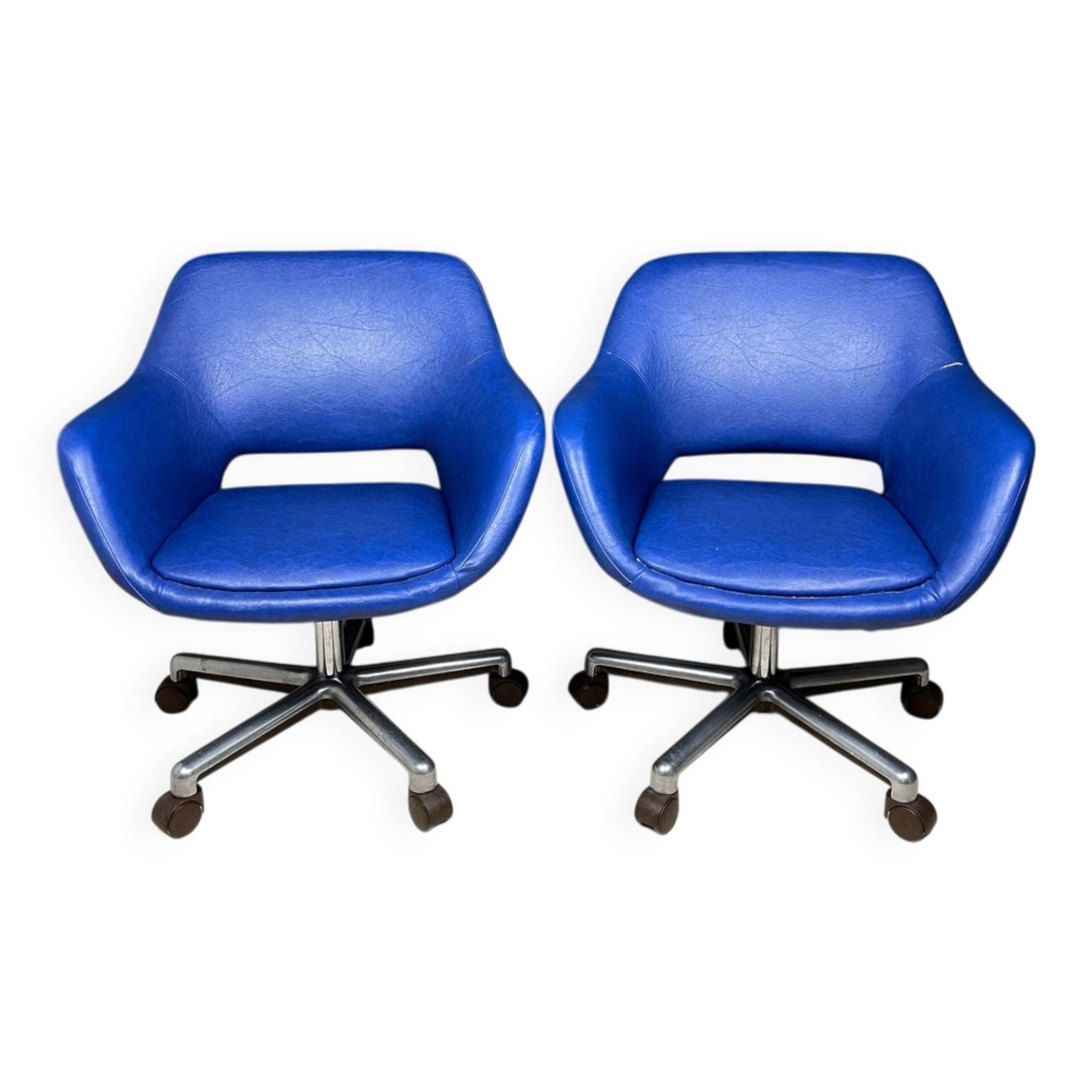 Set of mid-century office chairs by Stol Kamnik, Yugoslavia, 1980s Set of 2