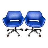 Set of mid-century office chairs by Stol Kamnik, Yugoslavia, 1980s Set of 2