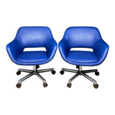 2 chaises de bureau de Stol Kamnik, Yougoslavie, années 1980