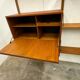 Meuble mural scandinave vintage en teck par Poul Cadovius pour Royal System, Cope
