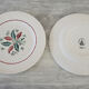 5 old flat plates – Faïencerie L'Amandinoise 6541
