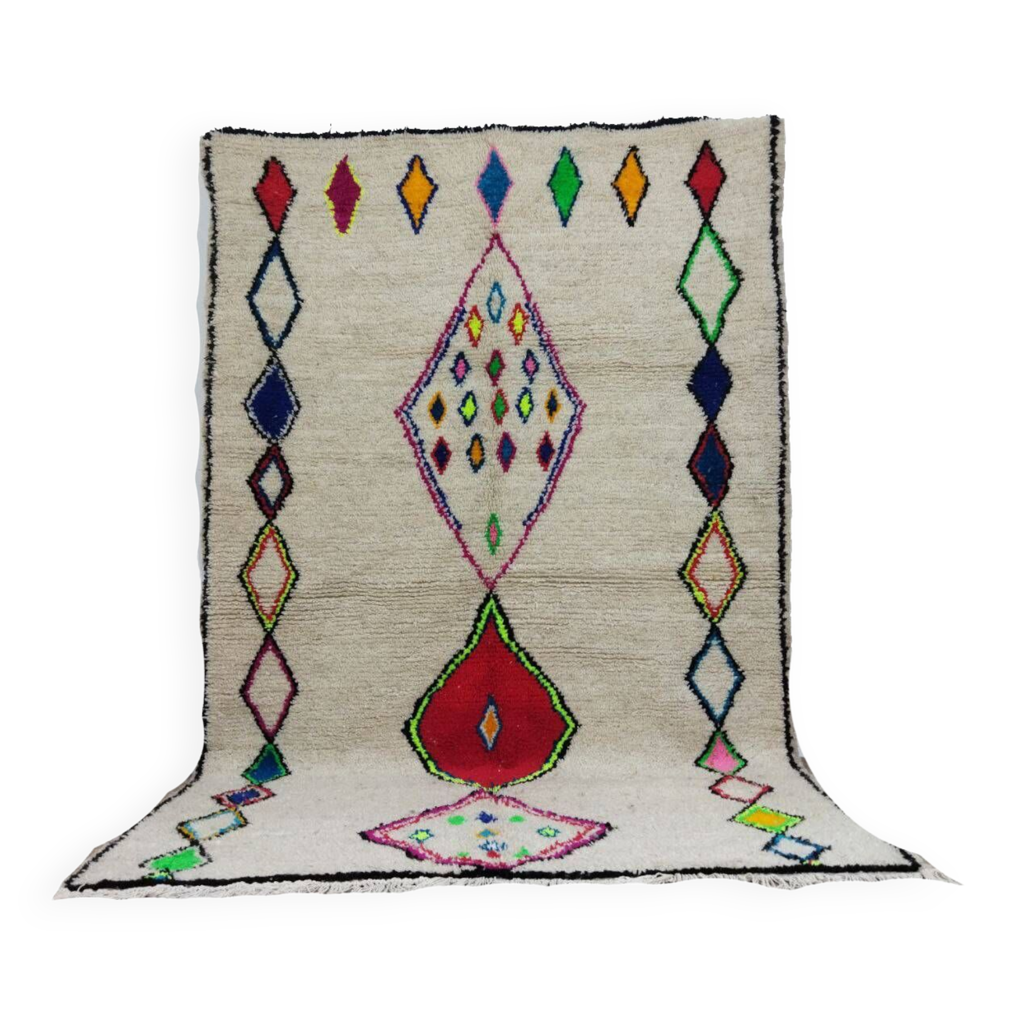 Handmade moroccan berber rug 260 x 160 cm