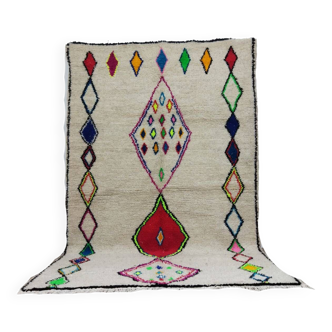 Tapis berbère marocain artisanal fait main 260 x 160 cm