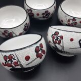 Teapot and 5 cups inspired by Japan