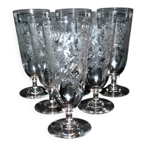 Lot 6 verres à bière