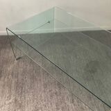 80s Glass Coffee Table