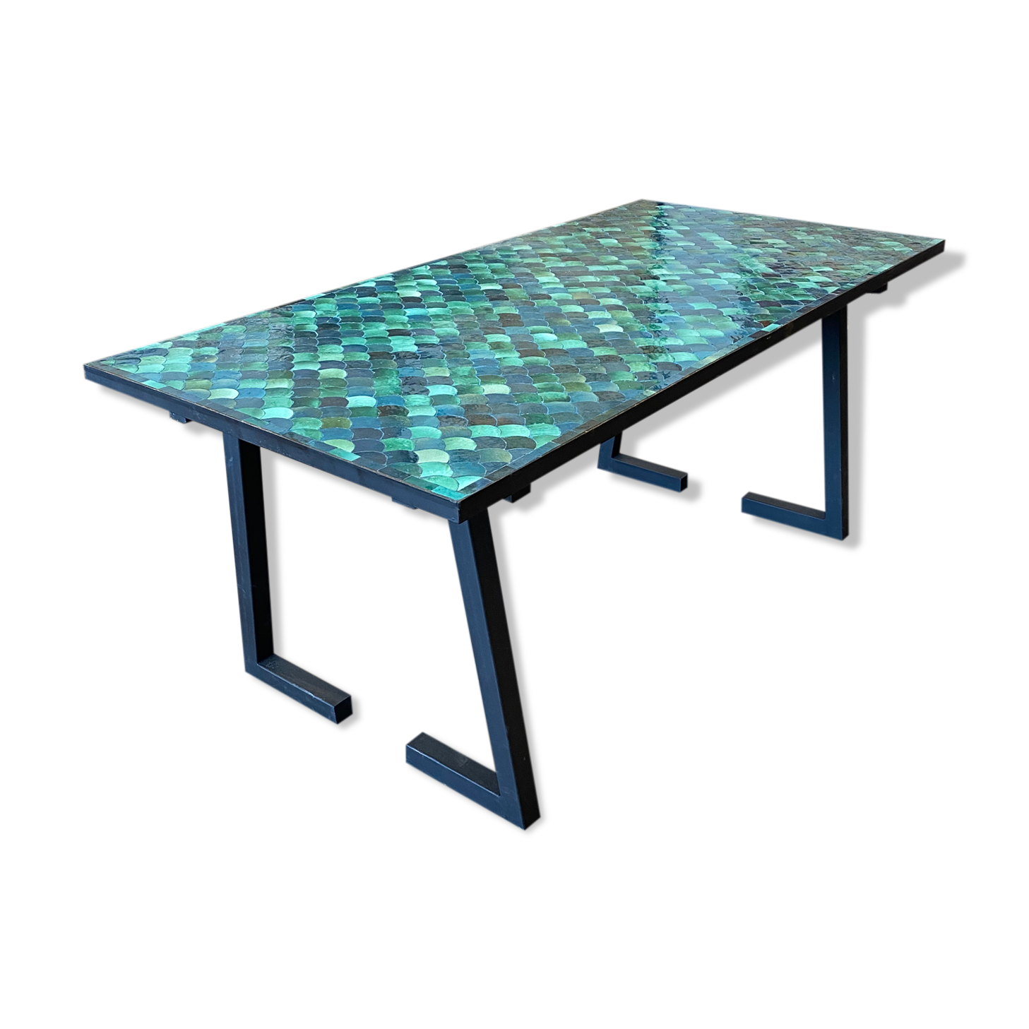 180x90x76 cm artisan zellige table