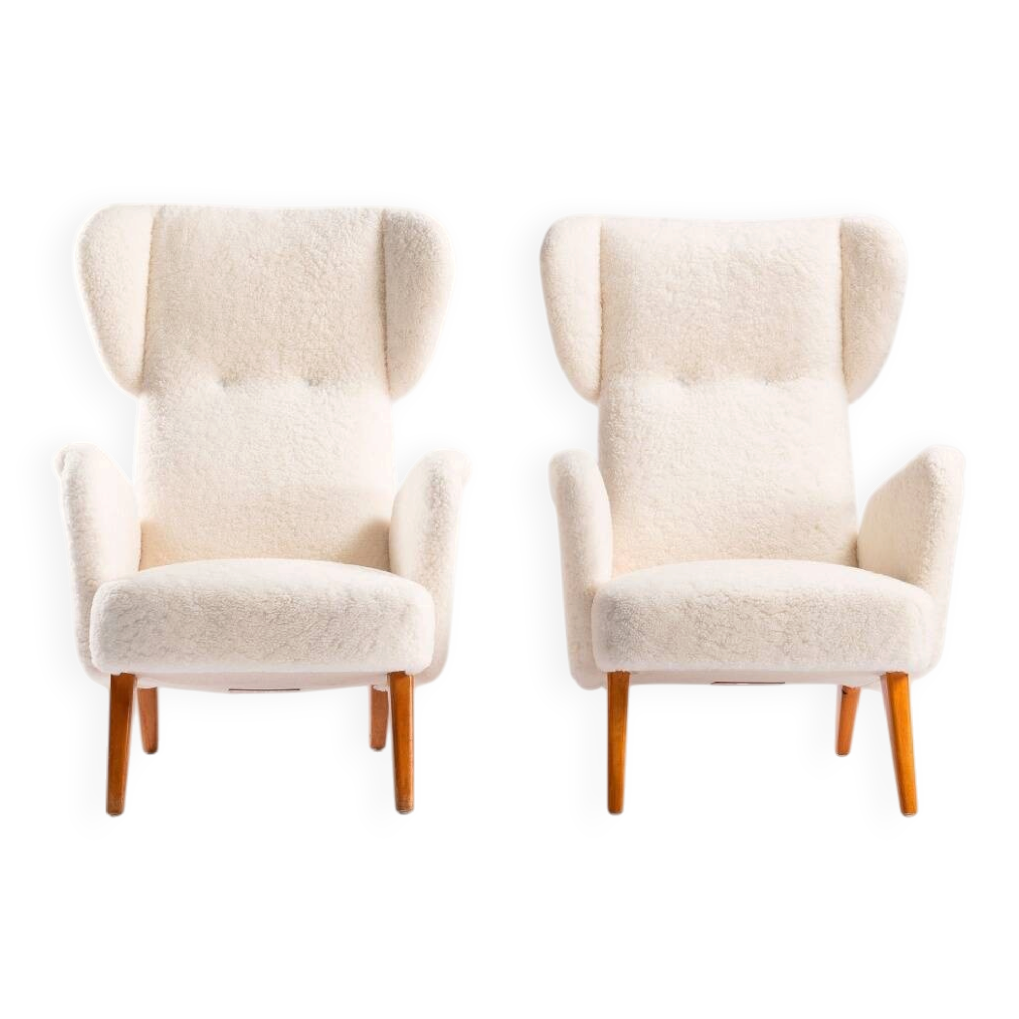 Wingback armchairs – Carl Gustaf Hiort