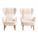 Wingback armchairs – Carl Gustaf Hiort
