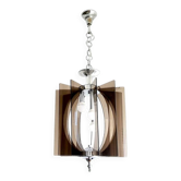 Chandelier chromé des années 50 pour 3 lumières