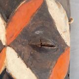 African mask carved from wood