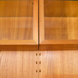 Modular wall system with panels Cado Poul Cadovius teak years 1959