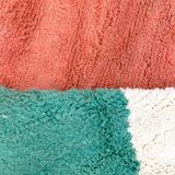 Moroccan Berber Beni Ouarain rug with colorful patterns, 2.57 x 1.56 m