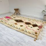 Handmade Moroccan Berber carpet 226 x 150 CM