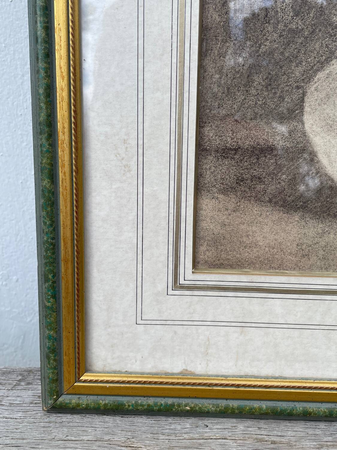 Pencil drawing of a bust