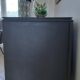 Meuble comptoir à tiroirs graphite et bois