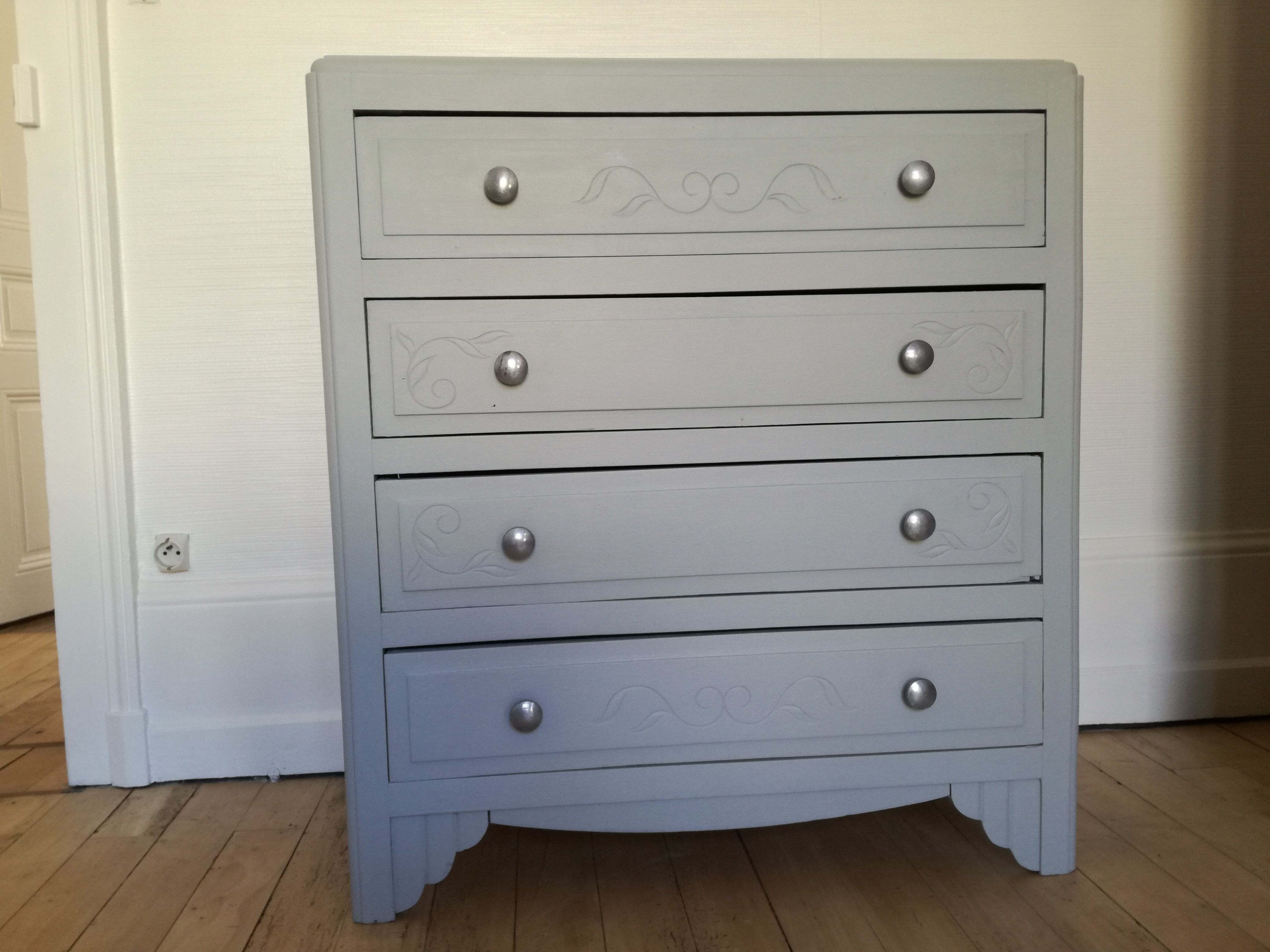 Art deco 1930 chest of drawers