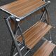 Convertible stepladder chair, vintage formica