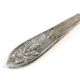 Art Deco sugar spoon, silver-plated brass, Poland, 1930s