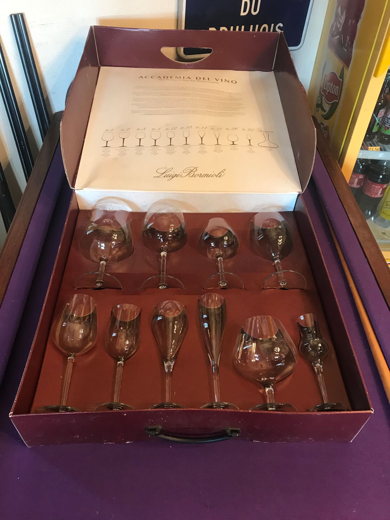 Série de verre à vin