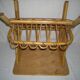 Rattan side table from the 1950s