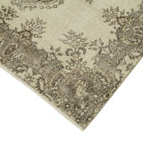 Tapis beige turc noué à la main 156 cm x 257 cm