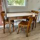 Oak farmhouse table