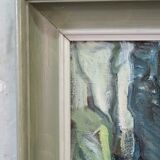 Astri Ekengren-Larsson, Swedish Modern Landscape, 1960s, Oil on Panel, Framed