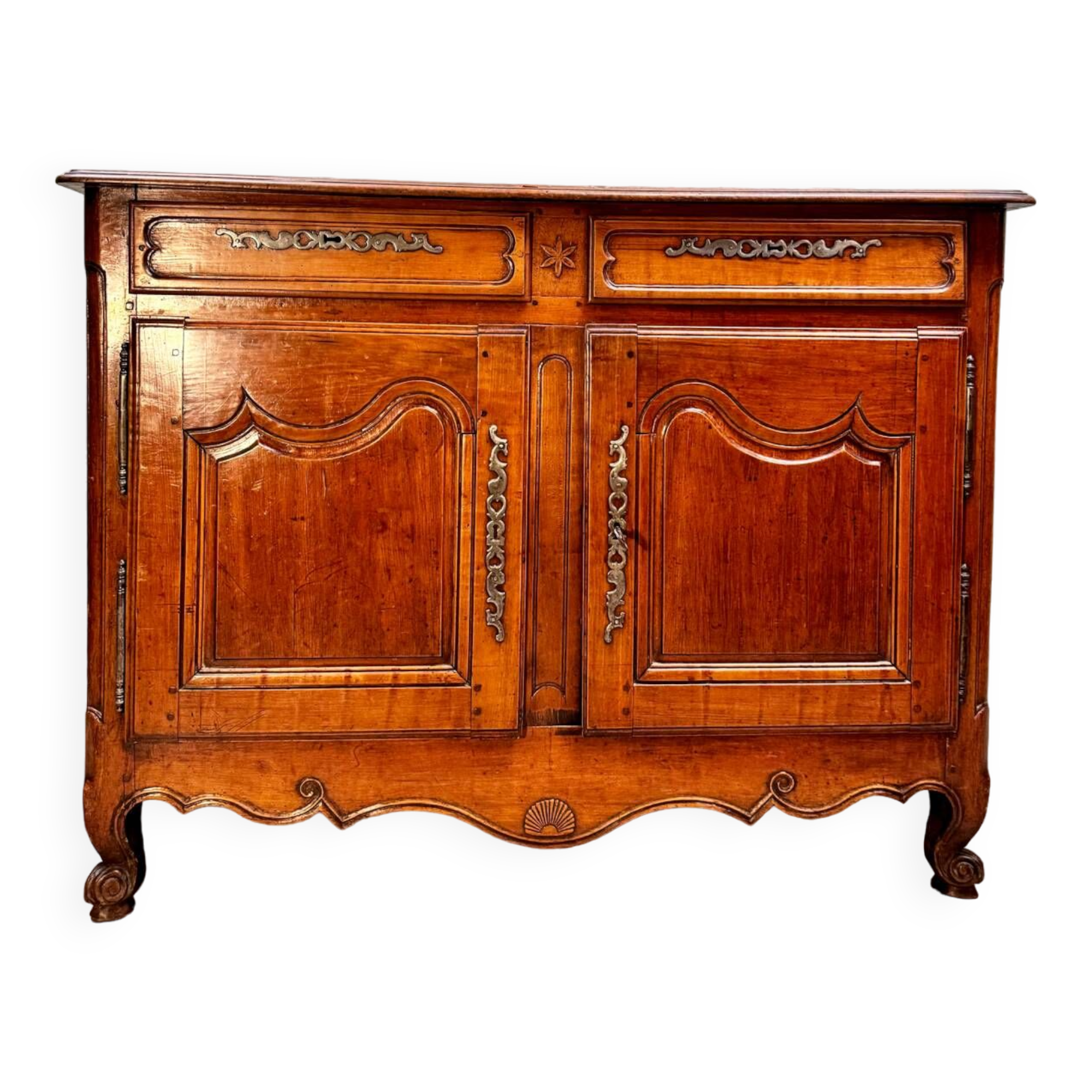 Provençal Buffet In Walnut From Louis XV 18th Century