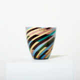 Laura de Santillana for Venini blown glass vase Klee 1984