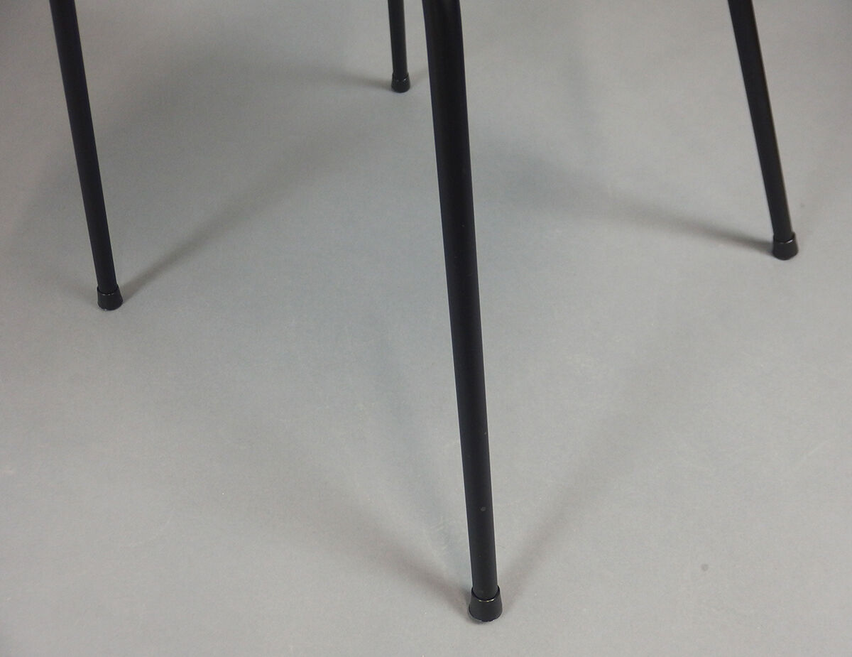 Four aluminium chairs by Pierre Guariche