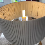 Lampadaires kare design plisse ancien vintage luminaire design lamp