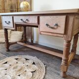 Solid oak desk
