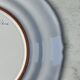 Assiette en faïence de Moustiers décor oiseau et fleurs 25cm
