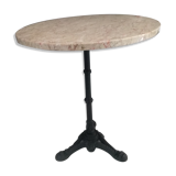 Table guéridon de bistrot marbre 1950