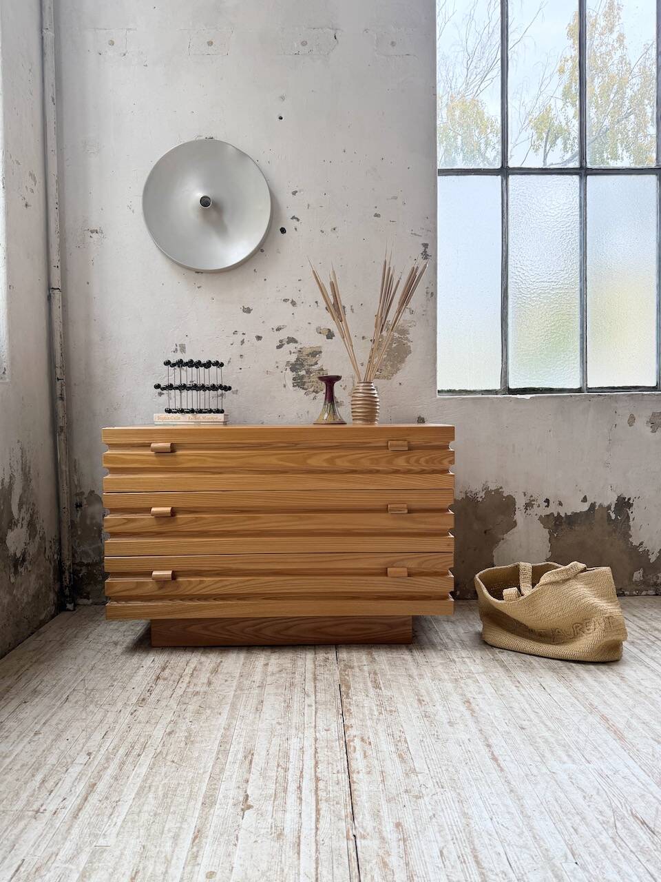 Solid oak chest of drawers Regain XL