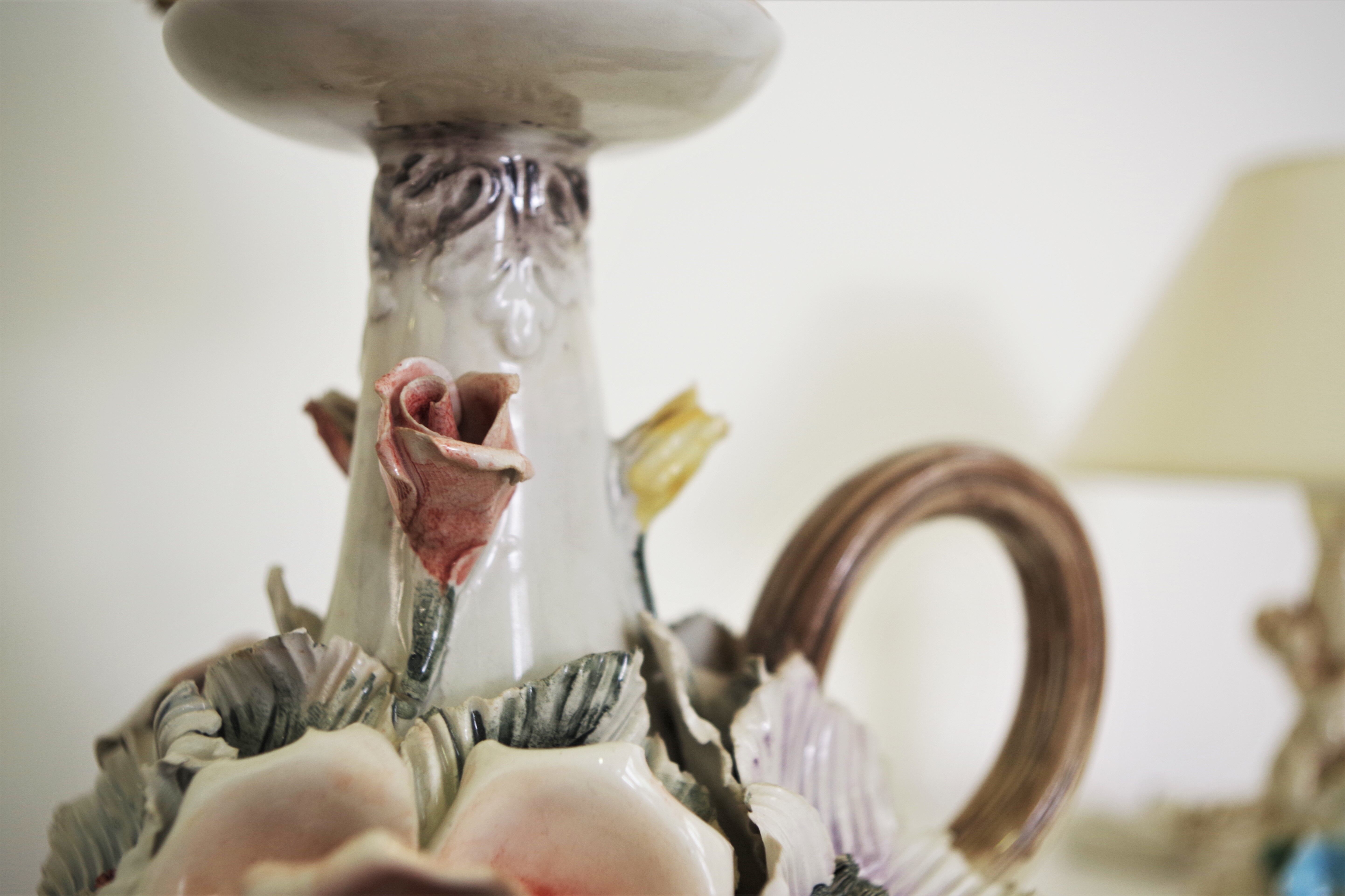 Desk Lamps with Lampshades Day, 1950s, Set of 2