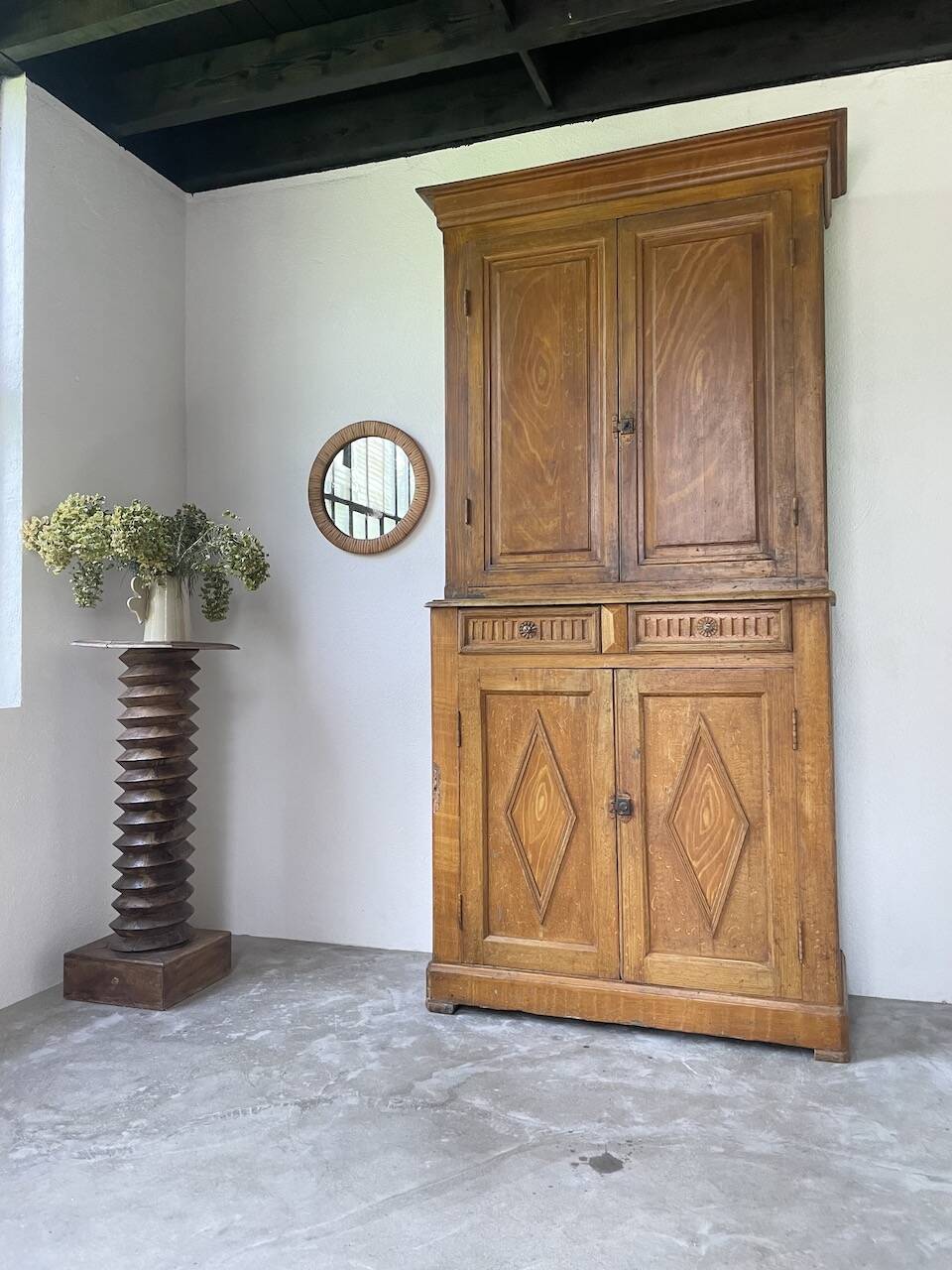 Two-body grocery cabinet, 1900