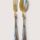 Silver-plated salad servers