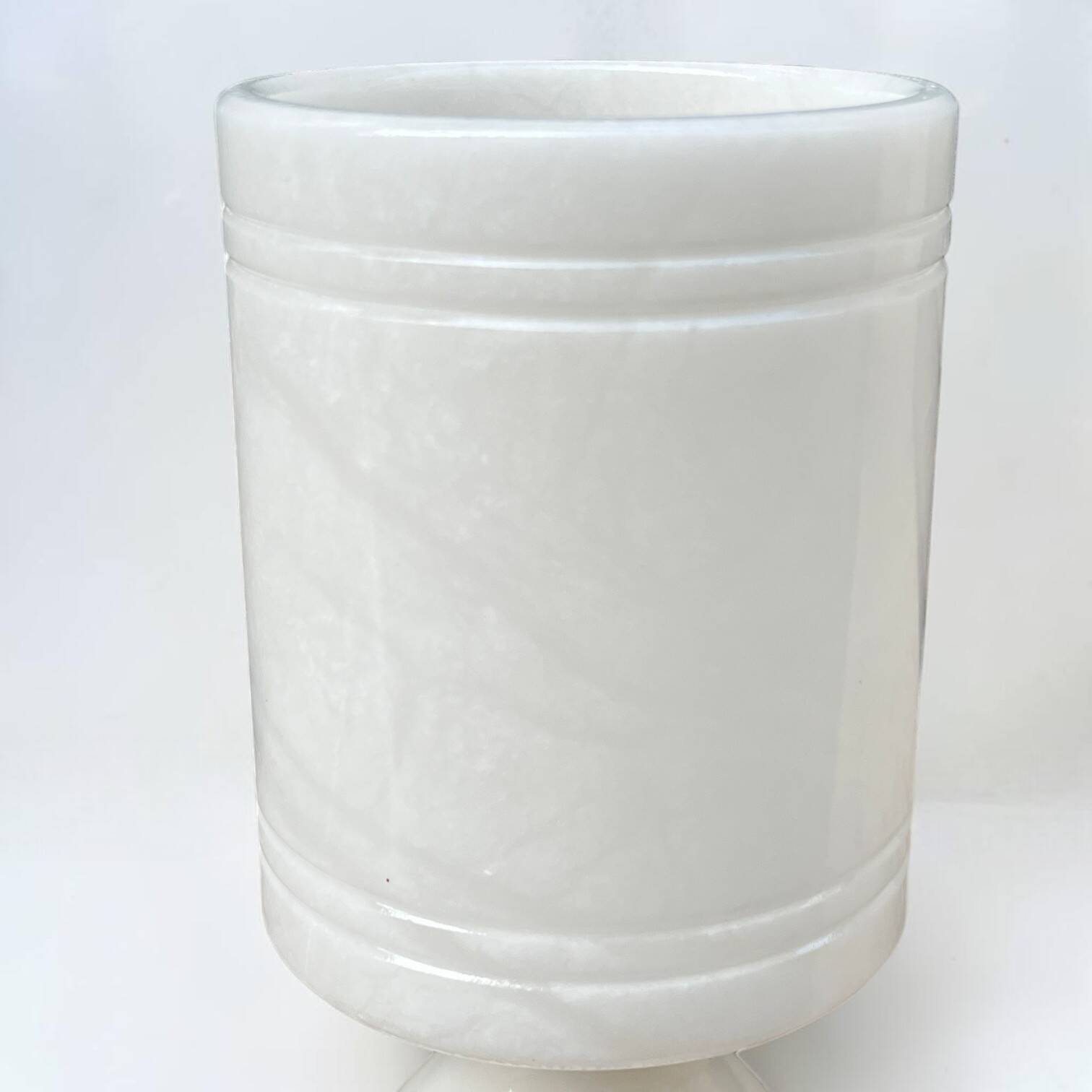 White alabaster lamp - Alabaster night light