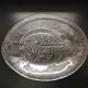 Vintage glass fish plate 32 x 25 cm