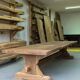 400 × 120 Reclaimed Oak Dining Table : Rustic Barn Wood, Handmade