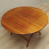 Round mahogany table, Danish design, 1970s, production: Denmark