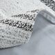 8x10 Contemporary White & Gray Solid Kilim Rug, 258x309Cm