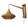 1960s Wall Wooden Lamp by Pokrok Zilina , Czechoslovakia