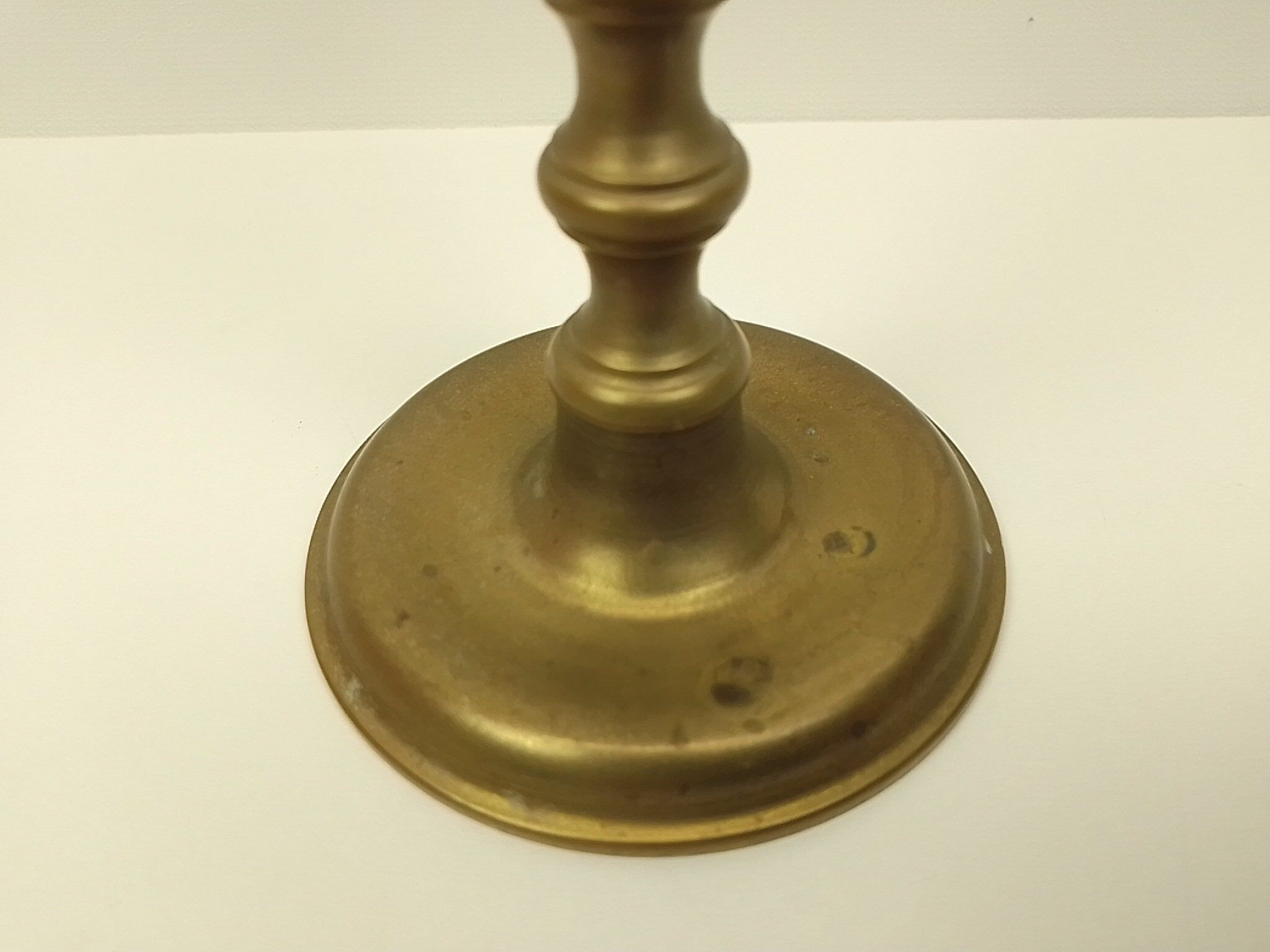 Brass candle holder 17 cm