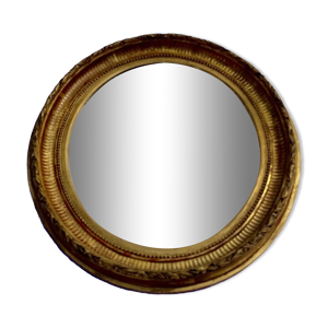 Miroir mural ancien ovale