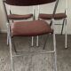 Série de 3 chaises pliantes Souvignet des années 70